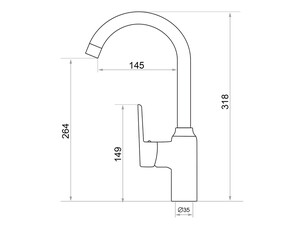 Grifo de cocina Primagran 5800