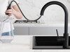 Grifo de cocina con caño extraíble 2 tipos de chorro Primagran 9010