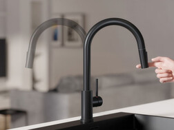 Grifo de cocina con caño extraíble 2 tipos de chorro Primagran 9010
