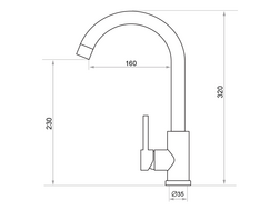 Grifo de cocina Primagran 5010