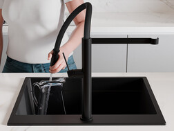 Grifo de cocina con caño flexible y 2 tipos de chorro Primagran 7010
