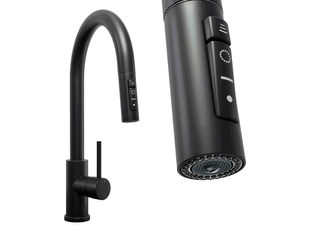 Grifo de cocina 3en1 con caño extraíble Primagran 9310
