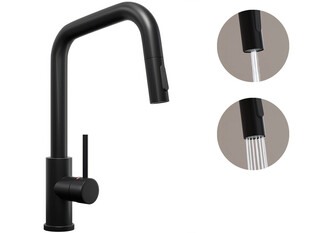 Grifo de cocina con caño extraíble 2 tipos de chorro Primagran 9070