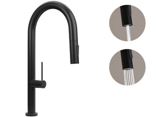 Grifo de cocina con caño extraíble 2 tipos de chorro Primagran 9020 Slim