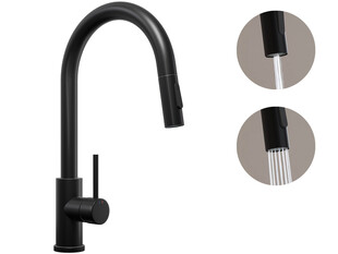 Grifo de cocina con caño extraíble 2 tipos de chorro Primagran 901