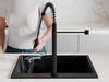 Grifo de cocina con caño extraíble 2 tipos de chorro Primagran 7030