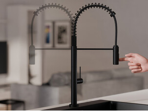 Grifo de cocina con caño extraíble 2 tipos de chorro Primagran 7030