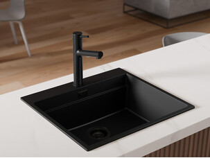 Grifo de cocina con caño extraíble 2 tipos de chorro Primagran 2010