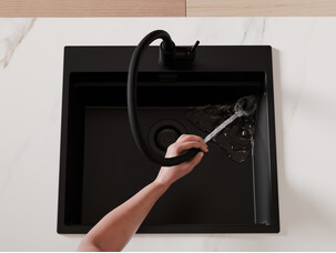 Grifo de cocina con caño flexible FLEX Primagran 6020